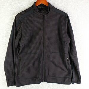 Nike Golf Jacket Mens Large Black NikeFIT Therma Full Zip Performance Thermal